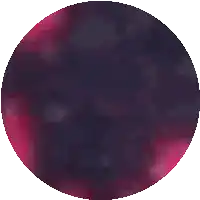 a pixel art of a purple circle with a white border