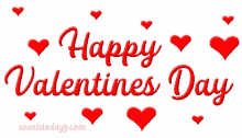 Happy Valentines Day Red Heart GIF - Happy Valentines Day Red Heart Blinking GIFs