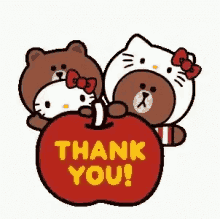 Thank You Hello Kitty GIF - Thank You Hello Kitty Bears GIFs