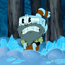 Shivering Cuphead GIF - Shivering Cuphead The Cuphead Show GIFs