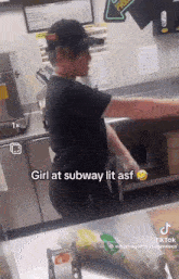Girl At Subway Lit Dancing GIF - Girl At Subway Lit Subway Dancing GIFs