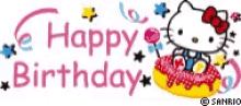 Happy Birthday Birthday GIF - Happy Birthday Birthday Hello Kitty GIFs