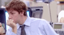 Jim Face The Office GIF - Jim Face The Office Jim GIFs