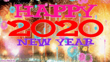 2020 happy new year fireworks new year celebrate
