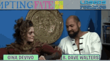 gina devivo and b. dave walters are on a show