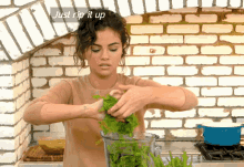 selena gomez selena and chef cilantro vegetables rip