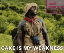 Kevin Hart Cake Is My Weakness GIF