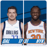 Dallas Mavericks (17) Vs. New York Knicks (31) First-second Period Break GIF - Nba Basketball Nba 2021 GIFs