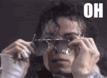 Michael Jackson Stare GIF - Michael Jackson Stare Remove Sunglasses GIFs
