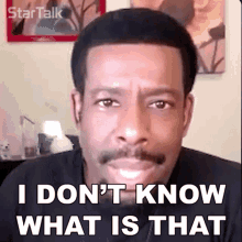 I Dont Know What Is That Chuck Nice GIF - I Dont Know What Is That Chuck Nice Startalk GIFs