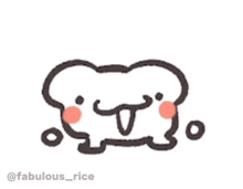 a cartoon drawing of a bear with the words ui ai ou ii ai written above it