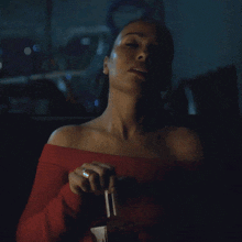Drinking Alcohol Hailey Winton GIF - Drinking Alcohol Hailey Winton Rabbit Hole GIFs
