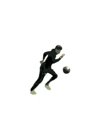 kicking soccer