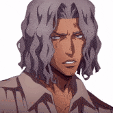 worried look hector theo james castlevania troubled
