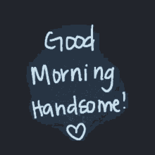 Good Morning Handsome Heart GIF - Good Morning Handsome Heart Good Morning GIFs