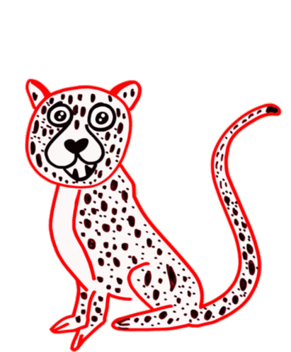 Charming Cheetah Veefriends Sticker - Charming Cheetah Veefriends Cute Stickers