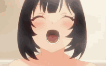 Anime Girl Mouth GIF - Anime Girl Mouth Eating GIFs