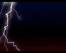 a sign that says danger with a lightning bolt in the background
