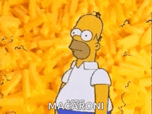 The Simpsons Macaroni GIF
