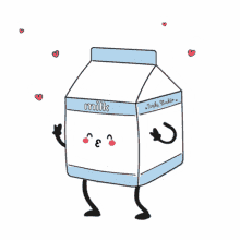 kawaii milk lover buena leche soy laleche dancing