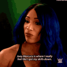 Sasha Banks Joey Mercury GIF - Sasha Banks Joey Mercury Skills Down GIFs