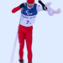 Im Coming Para Alpine Skiing GIF - Im Coming Para Alpine Skiing China GIFs
