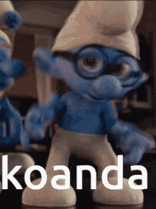 Koanda The Smurfs GIF - Koanda The Smurfs Poop GIFs