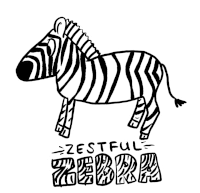 Zestful Zebra Veefriends Sticker - Zestful Zebra Veefriends Energetic Stickers