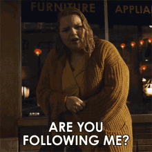 Are You Following Me Dee Fillcot GIF - Are You Following Me Dee Fillcot Why Women Kill GIFs