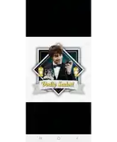 a picture of a man in a tuxedo holding a cell phone with the words " vodiy sadost " below him