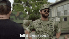 Tell It To Your Psych Seal Team GIF - Tell It To Your Psych Seal Team Eric Blackburn GIFs