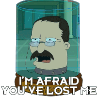 I'M Afraid You'Ve Lost Me Theodore Roosevelt'S Head Sticker - I'M Afraid You'Ve Lost Me Theodore Roosevelt'S Head Futurama Stickers