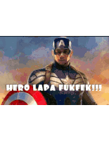 Hero Captain Sticker - Hero Captain America Stickers