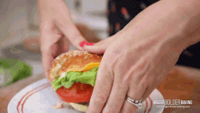 Hamburger Bigger Bolder Baking GIF