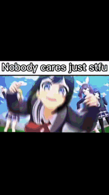 Nobody Cares Just Stfu GIF
