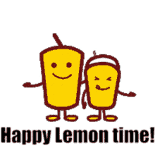 Happy Lemon Boba Tea GIF - Happy Lemon Boba Tea Bubble Tea GIFs