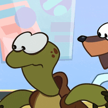 Shocked Turtle GIF - Shocked Turtle Om Nom Stories GIFs
