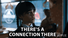 Theres A Connection There I Know It Wednesday Addams GIF - Theres A Connection There I Know It Wednesday Addams Jenna Ortega GIFs