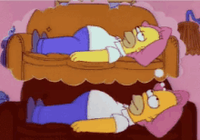 Sleepception GIF - The Simpsons Tired Sleepy GIFs