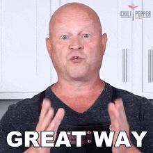 Great Way Michael Hultquist GIF - Great Way Michael Hultquist Chili Pepper Madness GIFs