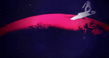 Surfing In Space Surfing Towards Planet GIF