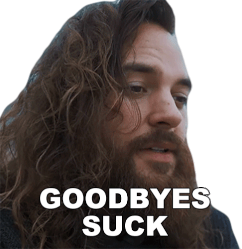 Goodbyes Suck Trent Arant Sticker - Goodbyes Suck Trent Arant Ttthefineprinttt Stickers