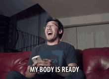 Markiplier Exciited GIF - Markiplier Exciited My Body Is Ready GIFs