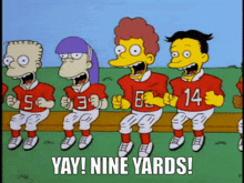 The Simpsons Yay Nine Yards GIF - The Simpsons Yay Nine Yards Football GIFs