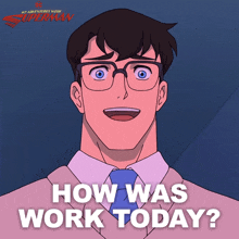 How Was Work Today Clark Kent GIF - How Was Work Today Clark Kent Jack Quaid GIFs