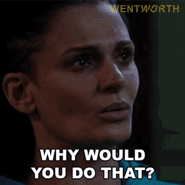 Why Would You Do That Bea Smith GIF - Why Would You Do That Bea Smith S3e6 GIFs