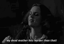 My Dead Mother Hits Harder Than This Eliza Dushku GIF - My Dead Mother Hits Harder Than This Eliza Dushku Faith Lehane GIFs