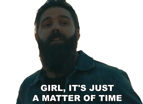 Girl Its Just A Matter Of Time Jordan Davis Sticker - Girl Its Just A Matter Of Time Jordan Davis Singles You Up Song Stickers