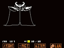 a drawing of arrows with the words fight act and item