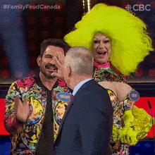 High Fives Family Feud Canada GIF - High Fives Family Feud Canada Give Me A Hand GIFs